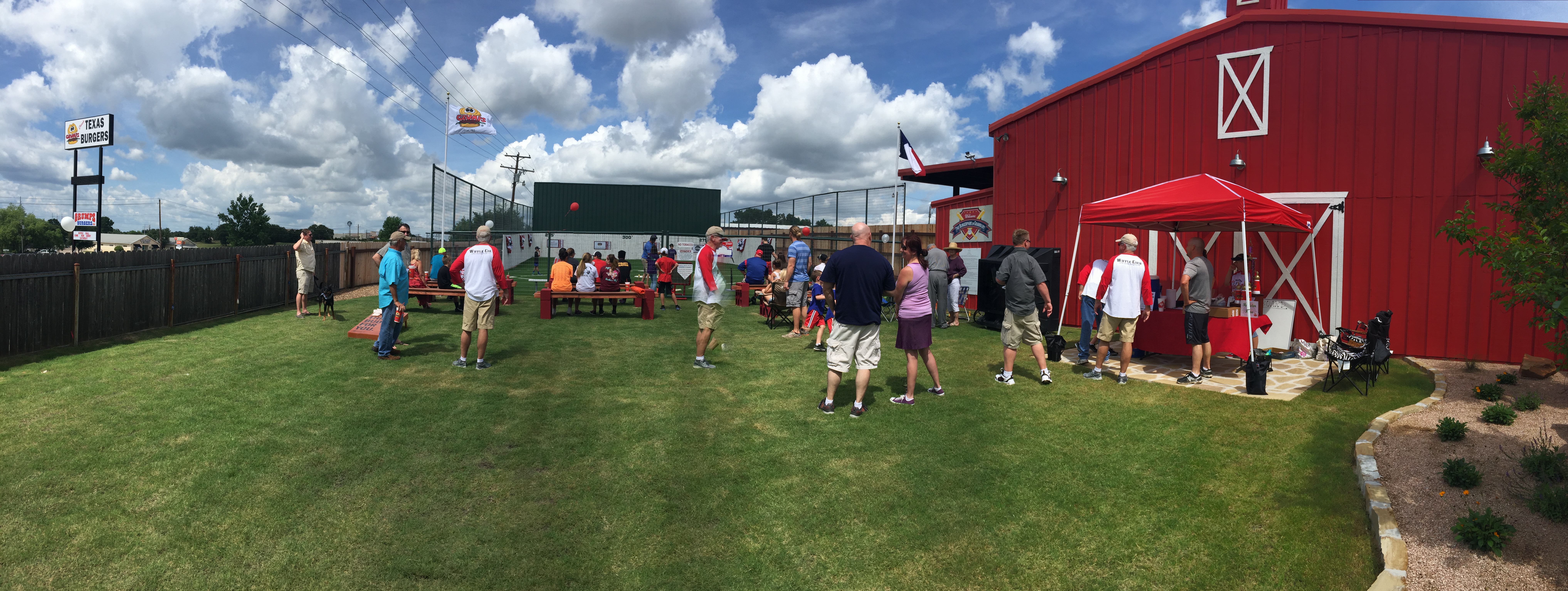 Opening Day of The BurgerPark in Granbury