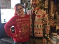 Totally fashionable Christmas sweaters....